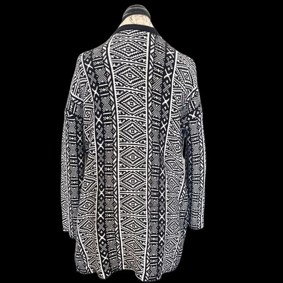 Old Navy Cardigan Size XS Sweater Aztec Open Front Southwestern Tribal Bohemian - Picture 5 of 12